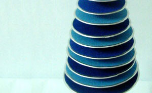 slim vase felt genie design with silkscreen